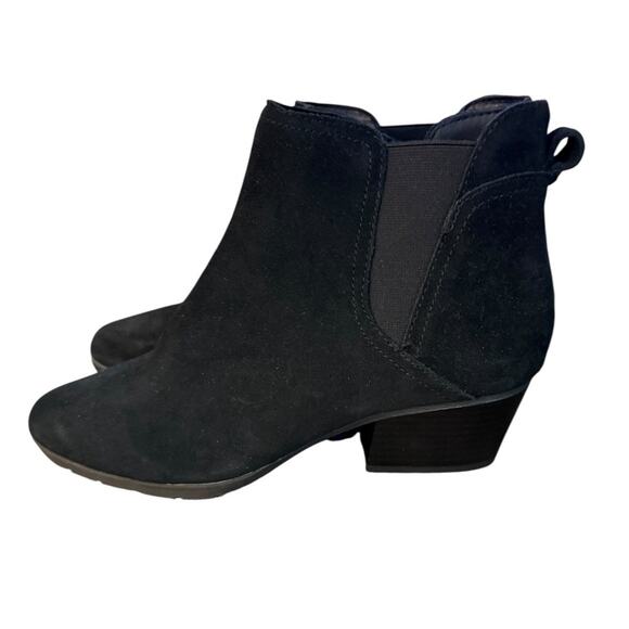 NWOT Blondo Verena Side Zip Black Waterproof Suede Booties – Sz 8.5M - Picture 6 of 10